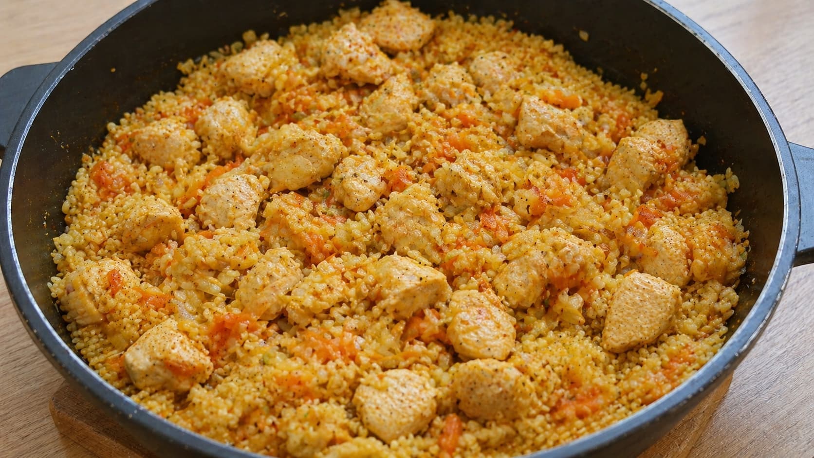 Булгур с курицей