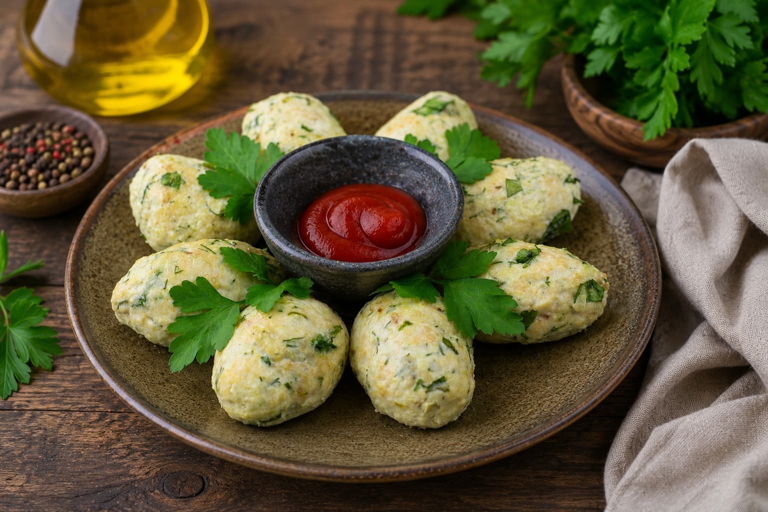 Куриные котлеты с яблоком