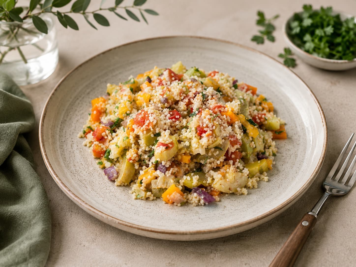 Овощи с кус-кусом
