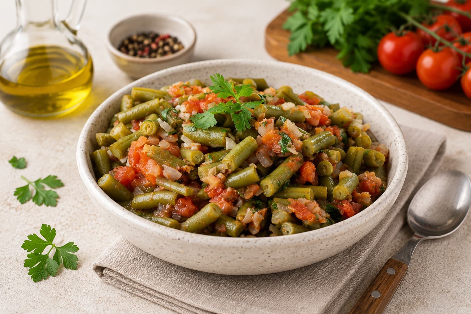 Лобио из стручковой фасоли