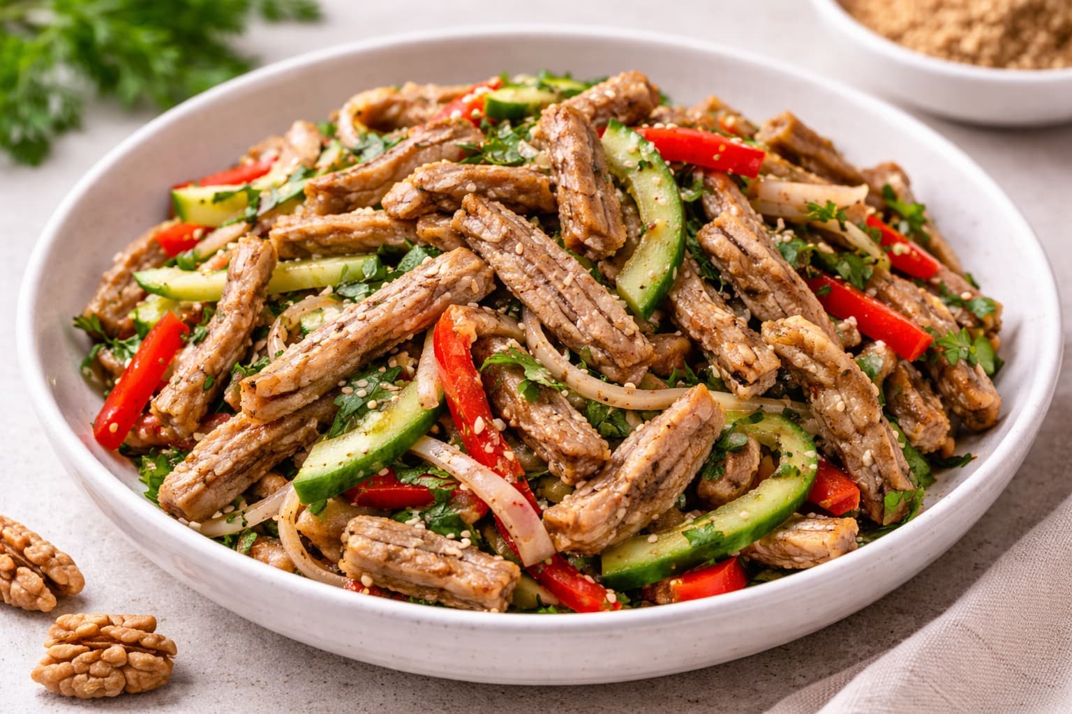 Рубец говяжий по-корейски