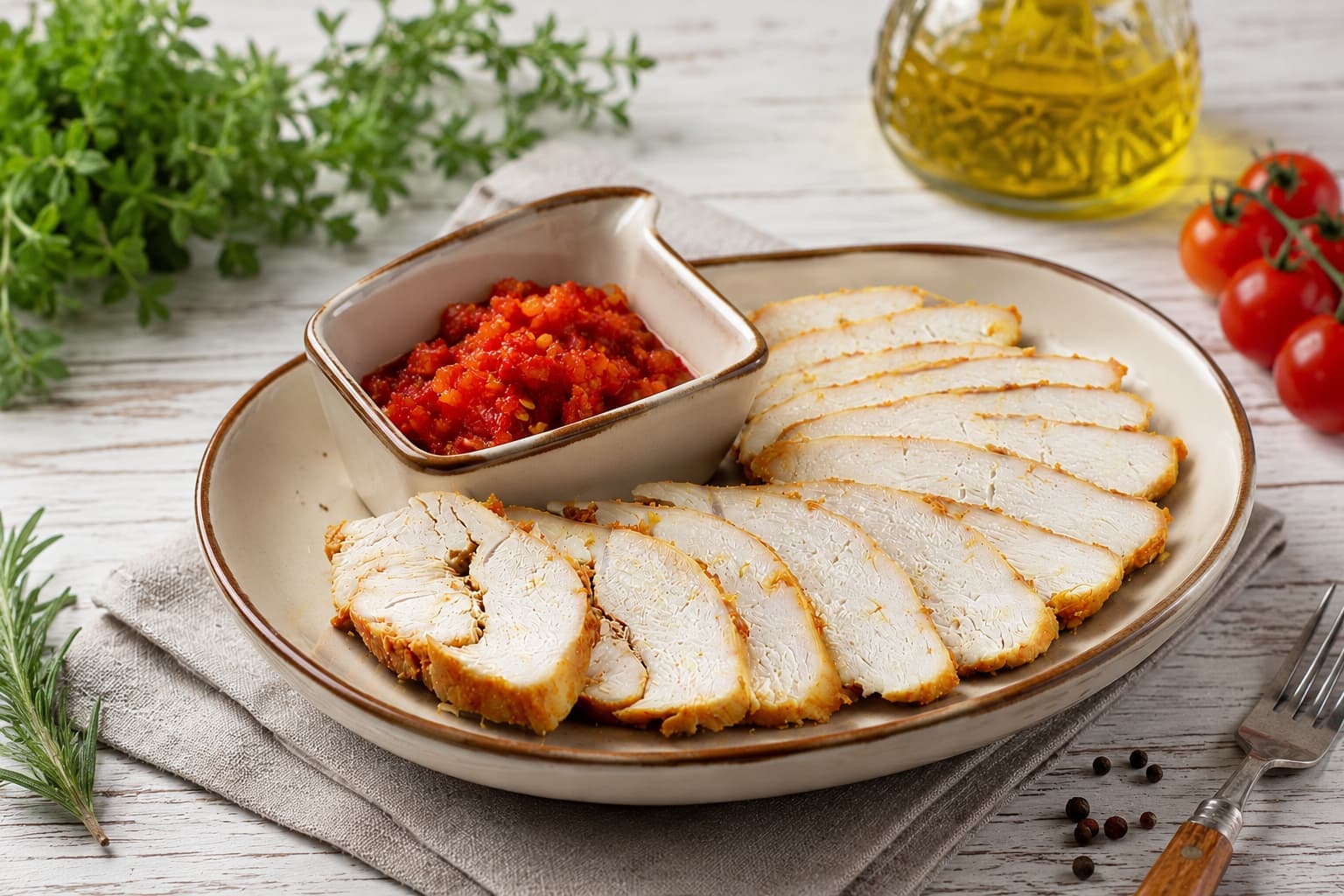 Буженина из куриной грудки
