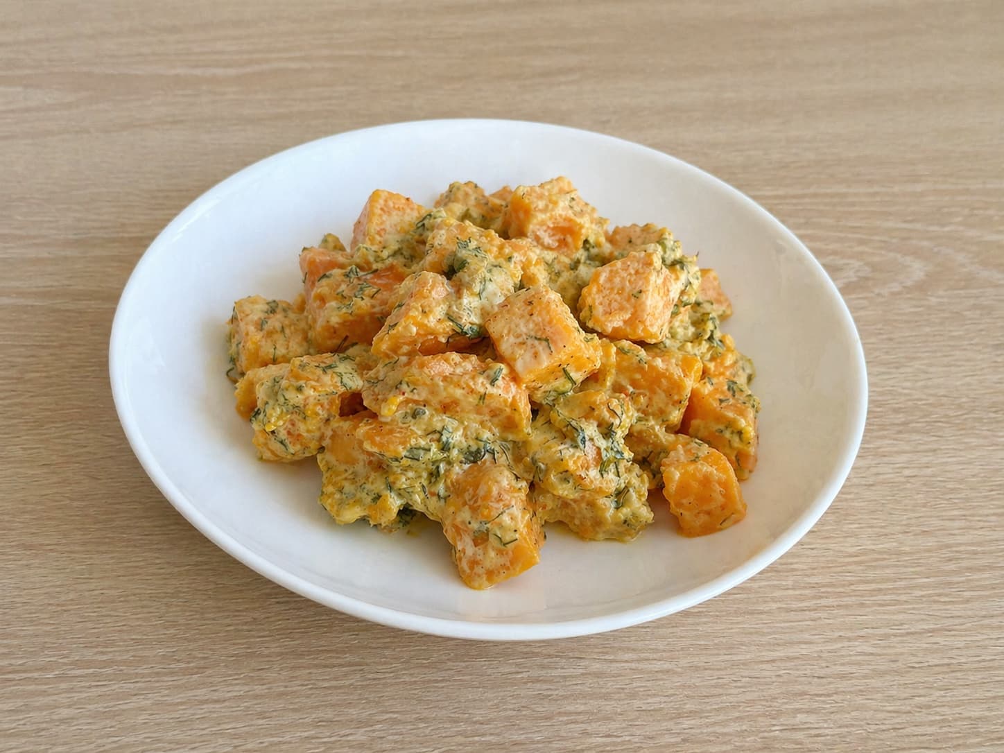 Тыква в сметанном соусе