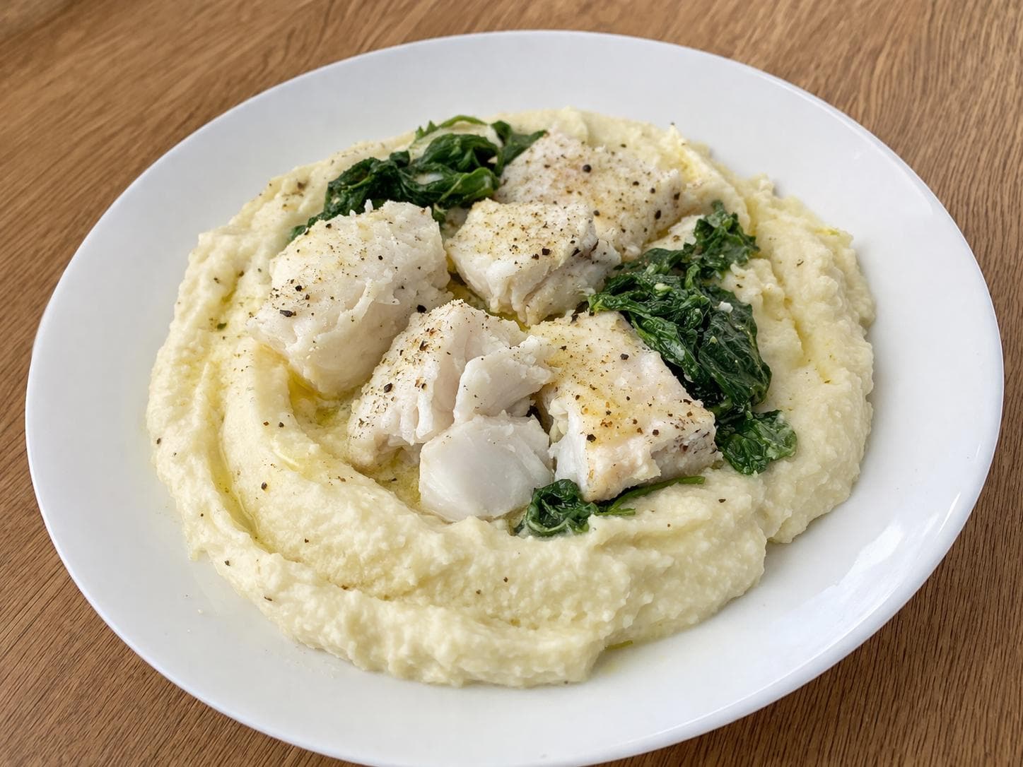 Капустное пюре с треской